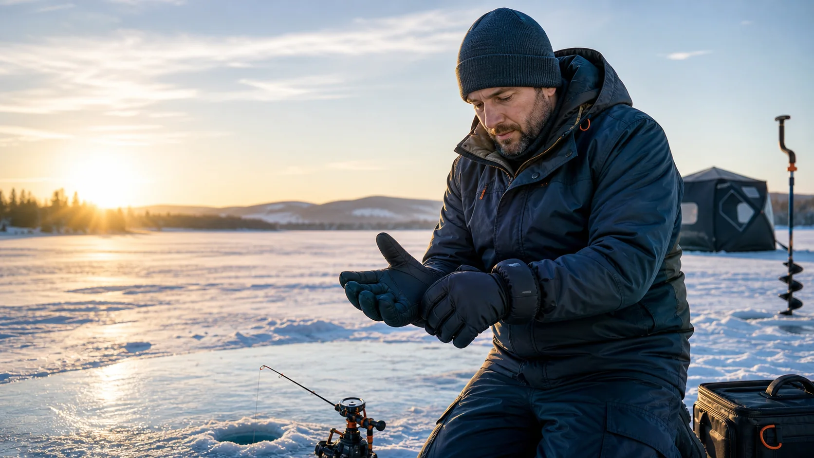best gloves for ice fishing hero